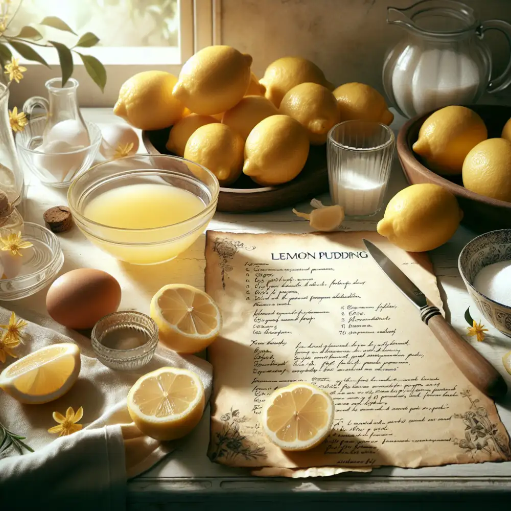 lemon pudding recipe